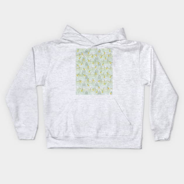 pineapple aloha Kids Hoodie by daidai